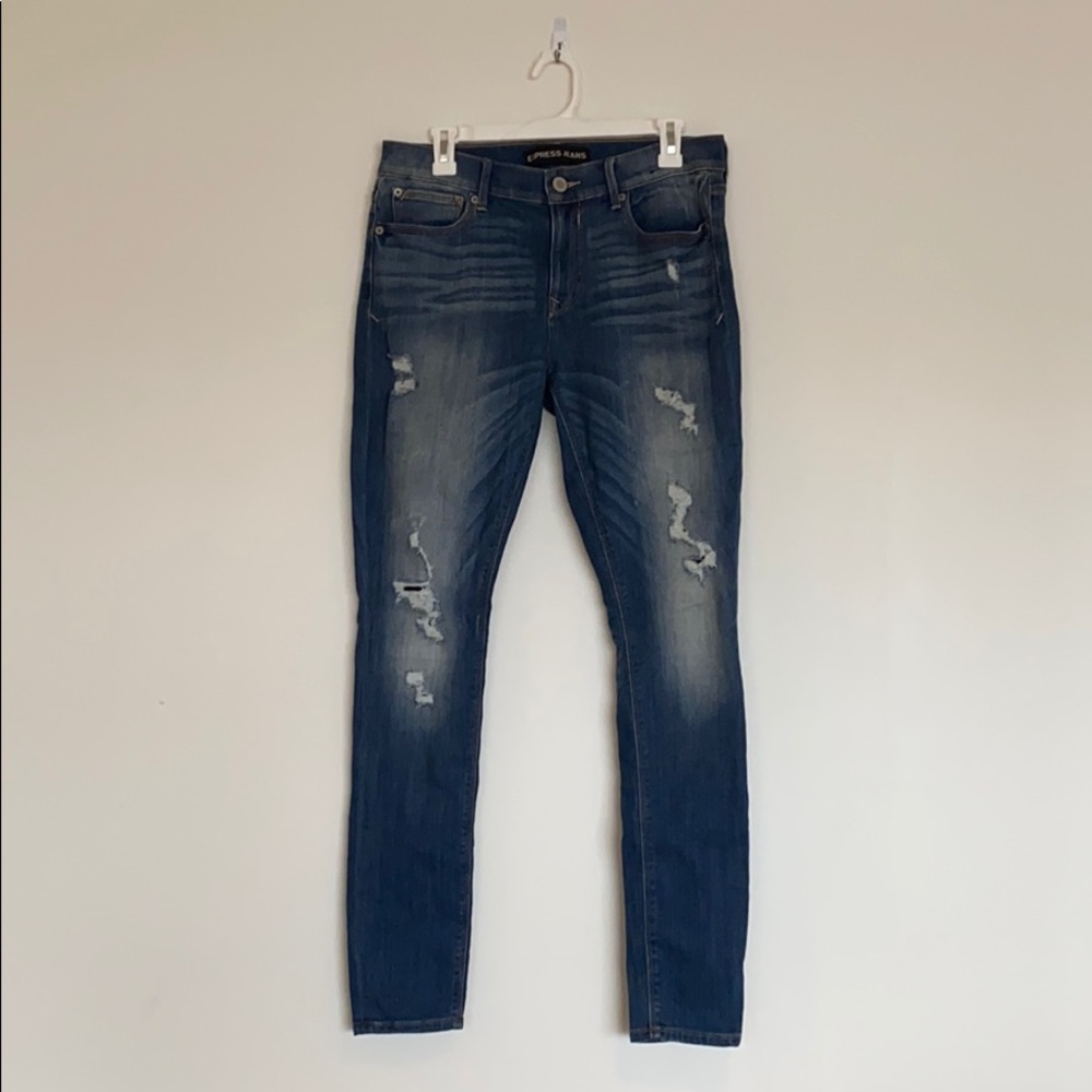 Express Mid Rise Legging Jeans | Size 10R